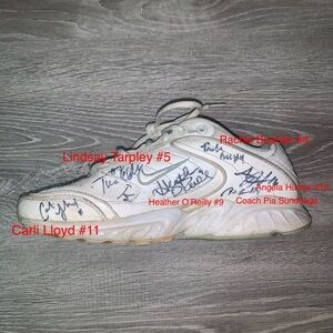USWNT Team Autographs from Beijing Olympics 2008 ‘Achieve Your Gold’ USA Tour